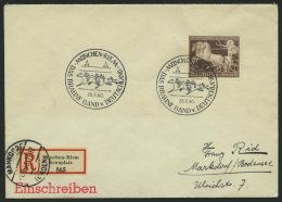 Dt. Reich 747 BRIEF, 1940, 42 Pf. Braunes Band Mit Sonderstempeln Auf Einschreibbrief, Pracht - Sonstige & Ohne Zuordnung