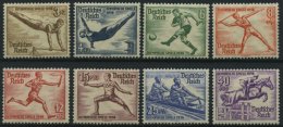 Dt. Reich 609-16 **, 1936, Olympische Spiele, Prachtsatz, Mi. 140.- - Other & Unclassified