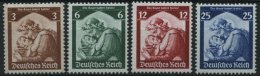 Dt. Reich 569/70x **, 1935, Heldengedenktag, Senkrechte Gummiriffelung, Pracht, Mi. 90.- - Used Stamps