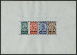 Dt. Reich Bl. 2 *, 1933, Block Nothilfe, Originalgröße, Falzreste Im Rand, Marken Postfrisch, Pracht, Mi. 150 - Used Stamps