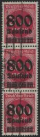 Dt. Reich 309APaY O, 1923, 2 Mio. Auf 200 M. Mattkarminrot, Wz. Liegend, üblich Gezähnt Pracht, Gepr. Dr. Oech - Gebraucht