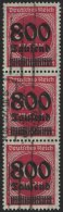 Dt. Reich 307 O, 1923, 800 Tsd. Auf 500 M. Gelblichgrün, Kleine Schürfung, Feinst, Gepr. Peschl, Mi. 2000.- - Used Stamps