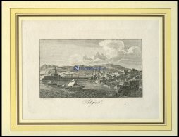 ALGERIEN: Algier, Gesamtansicht, Kupferstich Von Blaschke Um 1830 - Lithographien