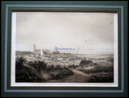 KOLDING (Kolding), Gesamtansicht, Lithographie Mit Tonplatte Von Alexander Nay Bei Emil Baerentzen, 1856, Leicht Stockfl - Lithographien