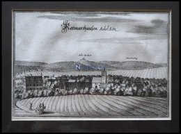 RITTMARSHAUSEN, Gesamtansicht, Kupferstich Von Merian Um 1645 - Lithographien