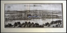 BEVERN, Gesamtansicht, Kupferstich Von Merian Um 1645 - Lithographien