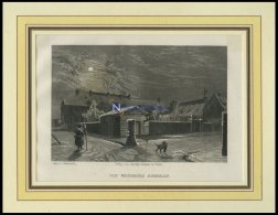 BERLIN: Die Wadzecks Anstalt, Stahlstich Von Schwartz Um 1833 - Lithographien