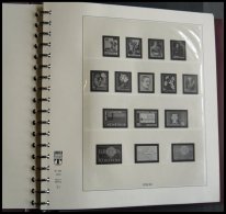 ALBEN Neuwertiger Lindner-Ringbinder Mit Falzlosseiten Schweiz Von 1958-81 - Sonstige & Ohne Zuordnung