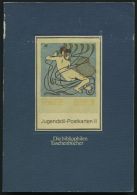 SACHBÜCHER Jugendstil-Postkarten II - Die Bibliophilen Taschenbücher, 80 Farbige Abbildungen, U.a. Von Alfred - Sonstige & Ohne Zuordnung