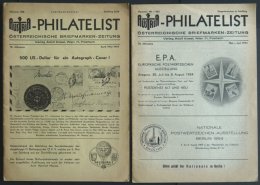 PHIL. LITERATUR Austria-Philatelist, 2 Hefte Nr. 100 Und 101-102, April/Mai Und Mai-Juni 1954, Adolf Kosel Verlag, Mit V - Philatelie Und Postgeschichte