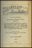 PHIL. LITERATUR Der Philatelist - Vereins-Zeitungen Des Philatelisten-Vereins Dresden, Vol. XIX-XX, 1898-1899, Gebunden, - Philatélie Et Histoire Postale