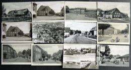 DEUTSCHLAND ETC. NIEBÜLL, 12 Verschiedene Ungebrauchte Schwarz/weiß Ansichtskarten, Alle Aus Den 50iger Jahre - Autres & Non Classés