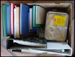 WUNDERKISTEN, NACHLÄSSE O,**,*,Brief , Ein Großer Karton Mit Resten: Dublettenbücher, Tütenware Etc - Other & Unclassified