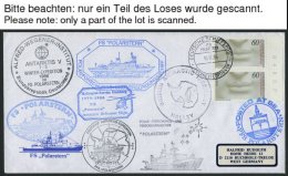 SONSTIGE MOTIVE 1986/7, Vierte Und Fünfte Antarktis-Expedition Der Polarstern, Sammlung Mit 96 Verschiedenen Belege - Unclassified