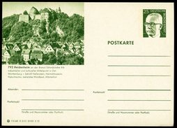 81054) BRD - Michel P 107 D2/12 - * Ungebraucht - 7920 Heidenheim, Teilansicht - Illustrated Postcards - Mint