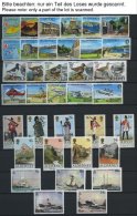 SLG., LOTS EUROPA **, Komplette Postfrische GB-Alderney Von 1983-99 Und Åland Von 1984-2003 Im Einsteckbuch, Prach - Sonstige - Europa