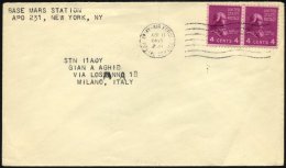 FELDPOST 1965, Feldpostbrief Von Der Militärbase Mars Station, Mit K1 Wellenstempel ARMY-AIR FORCE/POSTAL SERVICE/2 - Used Stamps