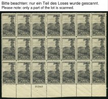 USA 364-73 **, Scott 740-49, 1934, Nationalparkjahr In Postfrischen Bogenteilen Mit Plattennummer, 1 Und 5 C. Zusät - Gebraucht