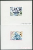 NEUKALEDONIEN 819,914P (*), 1988/91, 36, 200 F. Schiffe, Je Als Epreuves De Luxe, Pracht - Sonstige & Ohne Zuordnung