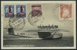 KOLUMBIEN 29.6.1932, Erstflugkarte Cali-Bogota, Rückseitige Frankatur Auf Fotokarte (DOX), Pracht - Kolumbien