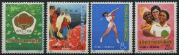 CHINA - VOLKSREPUBLIK 1140-43 **, 1973, Asiatisch-afrikanisch-latainamerikanische Tischtennismeisterschaften, Prachtsatz - Sonstige & Ohne Zuordnung