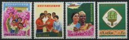 CHINA - VOLKSREPUBLIK 1094-97 (*), 1971, Asiatisch-afrikanische Tischtennis-Wettkämpfe, Wie Verausgabt Ohne Gummi, - Other & Unclassified
