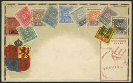 BRITISCH - GUIANA Ca. 1900, Briefmarkenserie, Gebrauchte Karte, Pracht - Britisch-Guayana (...-1966)