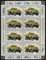 SOWJETUNION 5632,5636KB **, 1986, Sowjetische Lastwagen Und Bergsteigerlager, 2 Kleinbogen, Pracht, Mi. 100.- - Autres & Non Classés