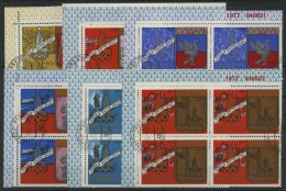 SOWJETUNION 4686-91 VB O, 1977, Olympische Sommerspiele Je In Eckrandviererblocks, Prachtsatz, Mi. (72.-) - Used Stamps