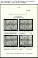 SCHWEIZ BUNDESPOST 529-40 VB O, 1949, Landschaften Und Technische Motive In Verschiedenen Zentrisch Gestempelten Viererb - Used Stamps