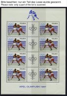 POLEN 1761-68KB **, 1967, Olympischer Appell Im Kleinbogensatz, Pracht, Mi. 75.- - Other & Unclassified