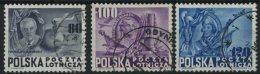 POLEN 515-17 O, 1948, Verfassung Der Vereinigten Staaten Von Nordamerika, Prachtsatz, Mi. 120.- - Autres & Non Classés