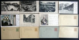 BOSNIEN UND HERZEGOWINA 1902, 7 Frankierte Ansichtskarten Nach Deutschland Und 5 Ungebrauchte Kartenbriefe, Pracht - Bosnie-Herzegovine