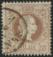 POST IN DER LEVANTE 7Cb O, 1867, 50 So. Rötlichbraun, Gezähnt L 12, K1 JANINA, Feinst, Fotobefund Dr. Ferchenb - Eastern Austria