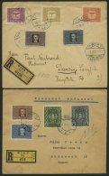 LOTS 1922-25, 5 Verschiedene Flugpostbelege Mit Meist Besseren Frankaturen, U.a. 425-32, Feinst/Pracht - Sammlungen