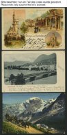 LOTS Ca. 1900-20, 47 Verschiedene Frankierte Ansichtskarten Nach Deutschland, Pracht - Collections