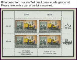 SAMMLUNGEN **,o , Sammlung Österreich Von 1991-2001 Im Lindner Falzlosalbum, Postfrisch überkomplett Mit Einig - Sammlungen