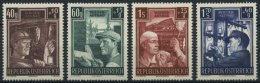 STERREICH 960-63 **, 1951, Wiederaufbau, Prachtsatz, Mi. 80.- - Gebraucht