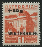 STERREICH 566 **, 1933, 1 S. Winterhilfe, Pracht, Mi. 95.- - Sonstige & Ohne Zuordnung