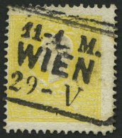 STERREICH 10IIa O, 1859, 2 Kr, Gelb, Type II, R3 WIEN, Befund Matl, Pracht - Sonstige & Ohne Zuordnung