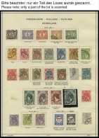 SAMMLUNGEN, LOTS O,* , Reichhaltige Restpartie Von 1898-1941 Mit Noch Einigen Mittleren Werten, Besichtigen! - Collections