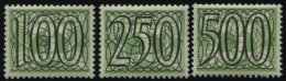 NIEDERLANDE 372-74 *, 1940, 100-500 C. Fliegende Taube, Falzrest, 3 Prachtwerte - Other & Unclassified