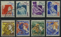 NIEDERLANDE 245-48,253-56A O, 1931/2, Voor Het Kind, 2 Prachtsätze, Mi. 61.- - Other & Unclassified