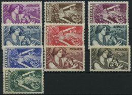MONACO 247-56 *, 1941, Schutz Der Mütter Und Kinder, Falzreste, Prachtsatz - Other & Unclassified