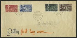 LUXEMBURG 423-26 BRIEF, 1947, Patton Auf FDC, Feinst, Mi.360.- - Other & Unclassified