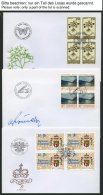 SAMMLUNGEN, LOTS VB BRIEF, 1994-96, Partie Verschiedener Kompletter Ausgaben, Je In Viererblocks, Auf FDC, Pracht, Mi. 3 - Sammlungen