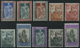 ITALIEN 285-94 *, 1928, 400. Geburtstag Herzogs Emanuel Philibert Von Savoyen, Falzrest, Prachtsatz - Unclassified