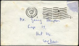 IRLAND 1974, Brief Aus Belfast An Den Gefangenen Gerrx Hampson Im Long-Kesh-Gefängnis, Bereich 17, Baracke 114, Bed - Other & Unclassified
