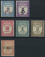 PORTOMARKEN P 62-67 *, 1929/31, Postauftragsmarken, Falzreste, 6 Prachtwerte - Postage Due