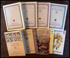 FRANKREICH MH **, 1957-83, 8 Verschiedene Markenhefchen Rotes Kreuz, Pracht, Mi. 259.- - Autres & Non Classés